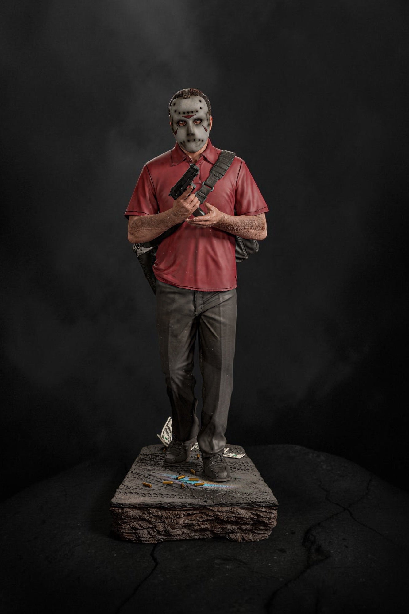Michael De Santa | GTA V | Fan Art – Fully Magnetized Hand-Painted Figure