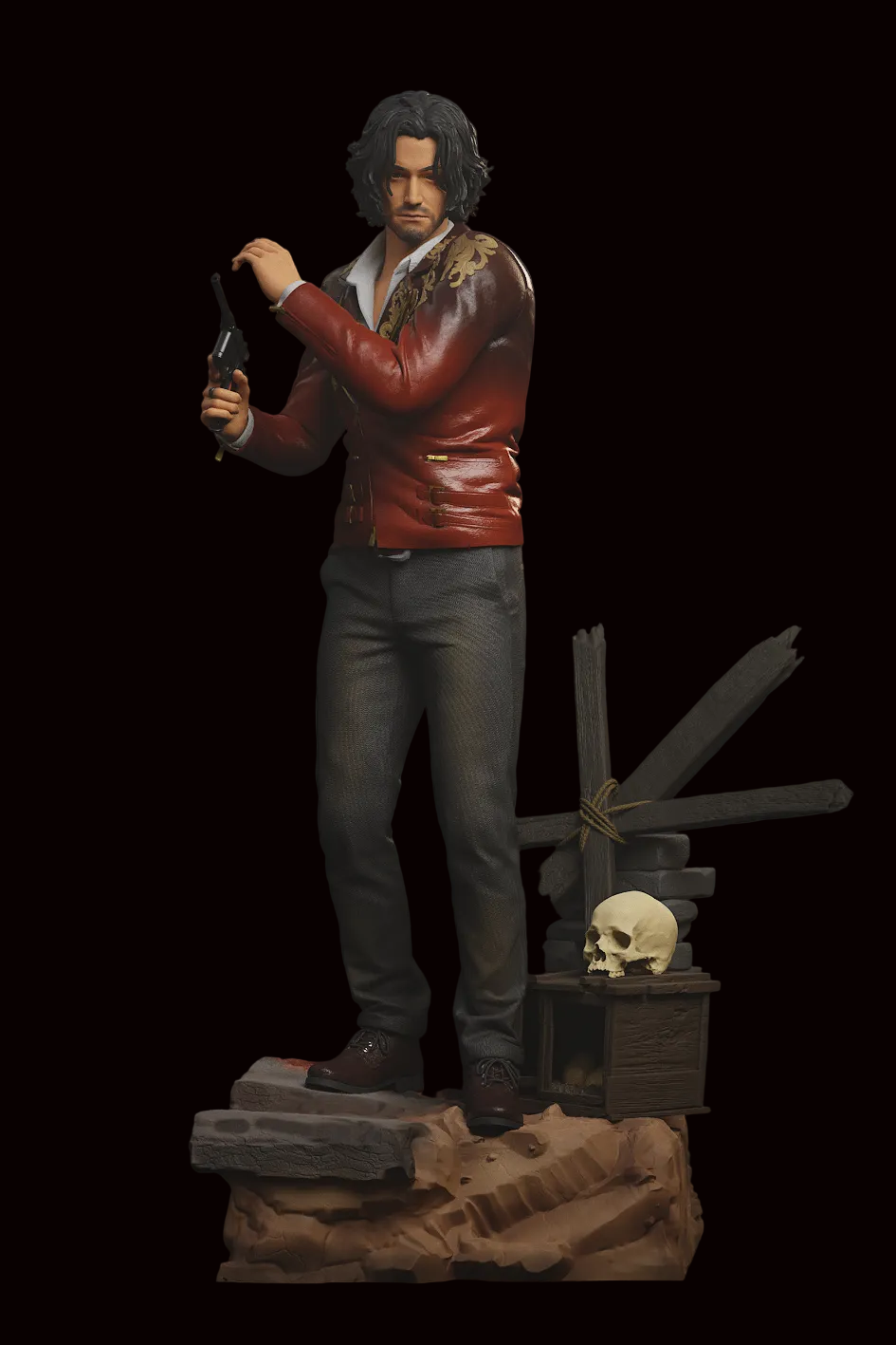 Luis Serra | Resident Evil 4 Remake | Fan Art | Fully Magnetized Figurine