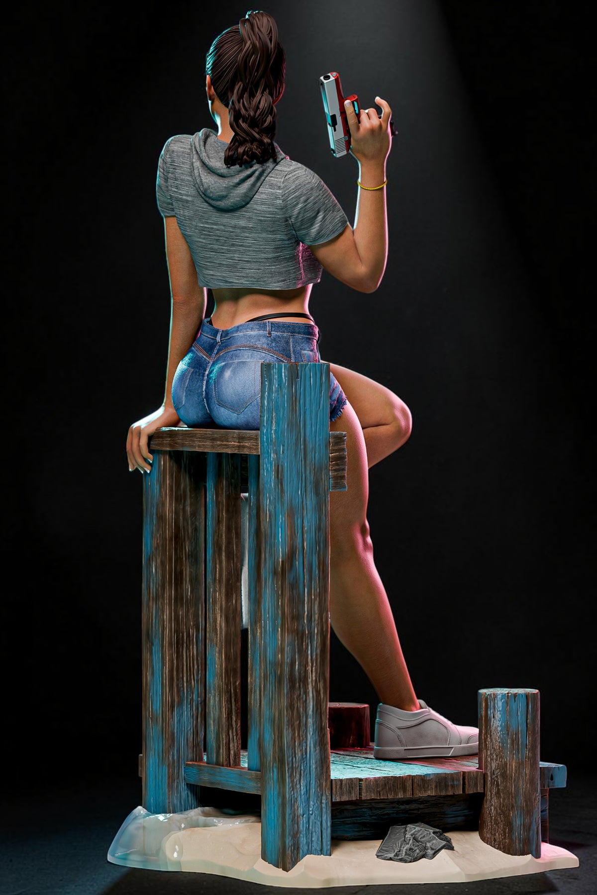 Lucia | GTA VI | Fan Art | Fully Magnetized Collectible Diorama