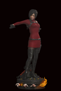 Ada Wong | Resident Evil 4 Remake | Fan Art | Fully Magnetized Figurine