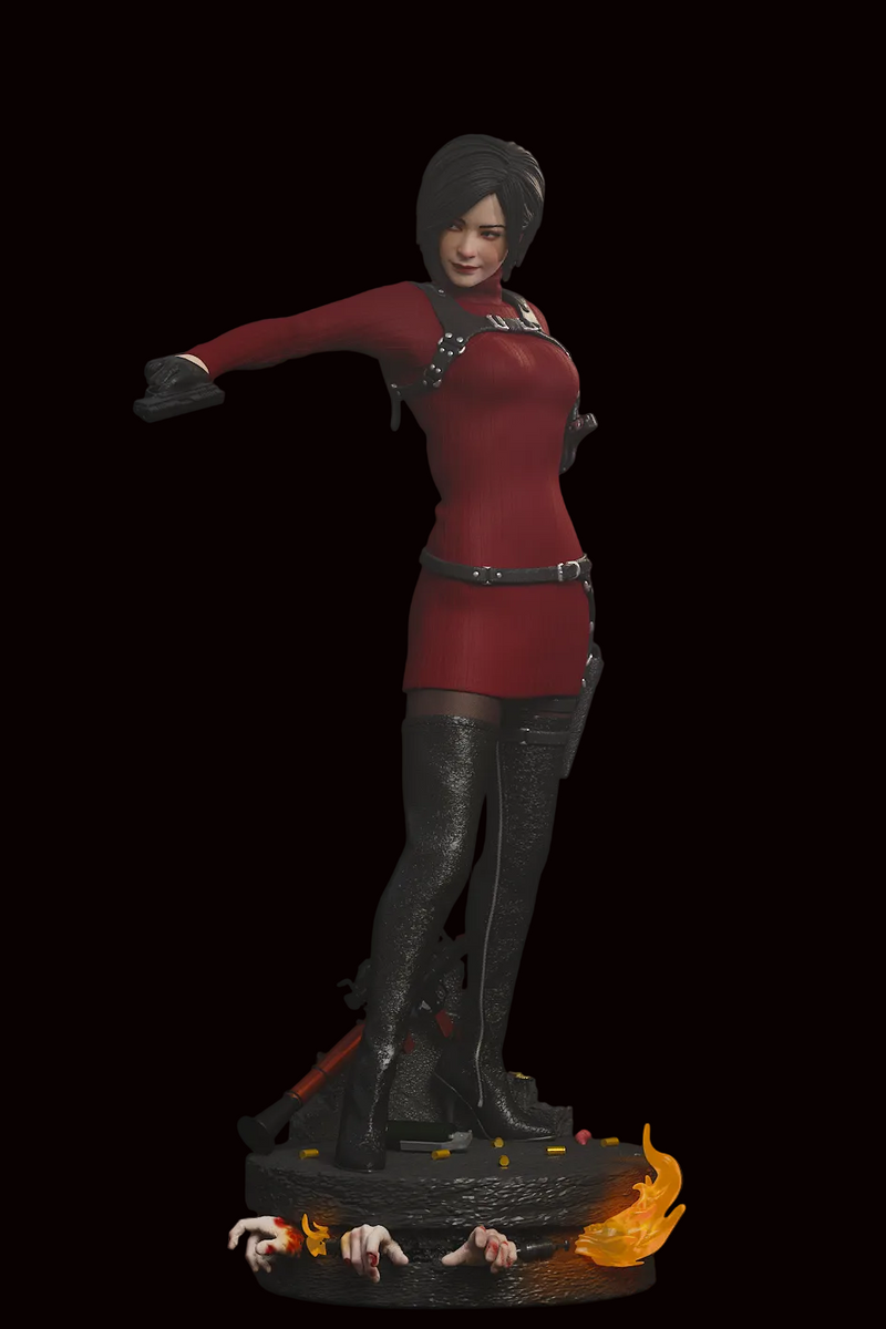 Ada Wong | Resident Evil 4 Remake | Fan Art | Fully Magnetized Figurine