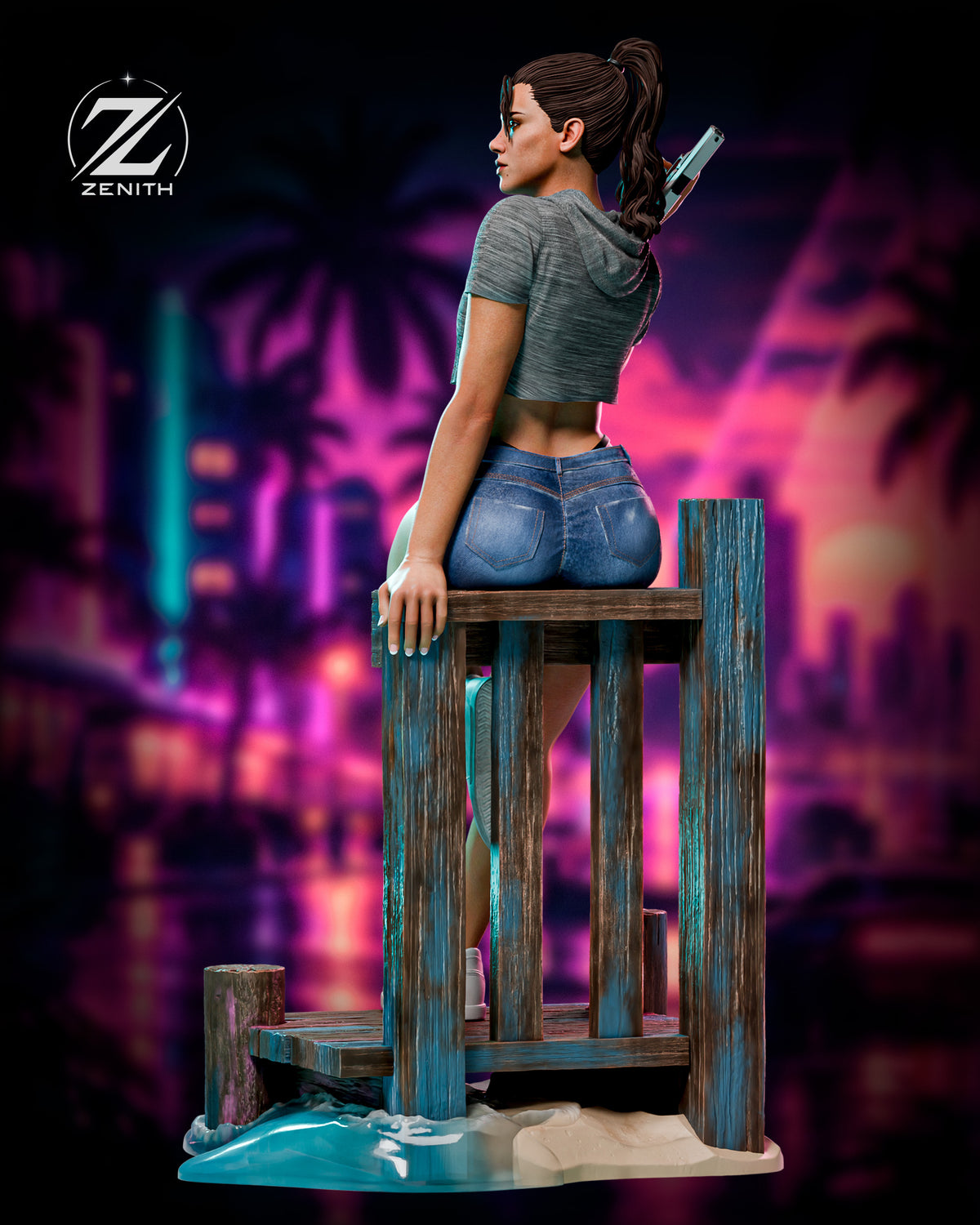 Lucia | GTA VI | Fan Art | Fully Magnetized Collectible Diorama