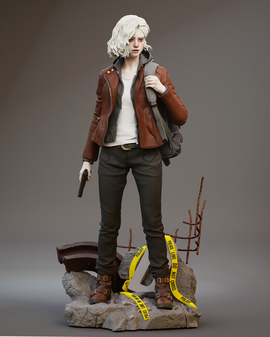 Grace Ashcroft | Resident Evil / Survival Horror | Fan Art | Fully Magnetized Figurine