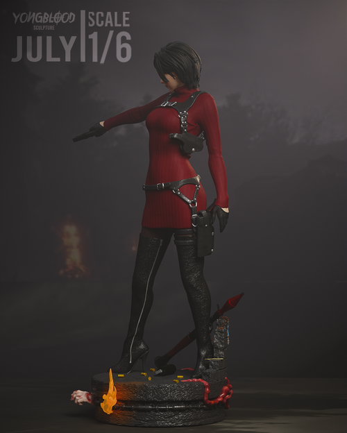 Ada Wong | Resident Evil 4 Remake | Fan Art | Fully Magnetized Figurine