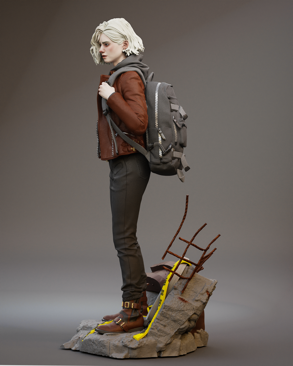 Grace Ashcroft | Resident Evil / Survival Horror | Fan Art | Fully Magnetized Figurine