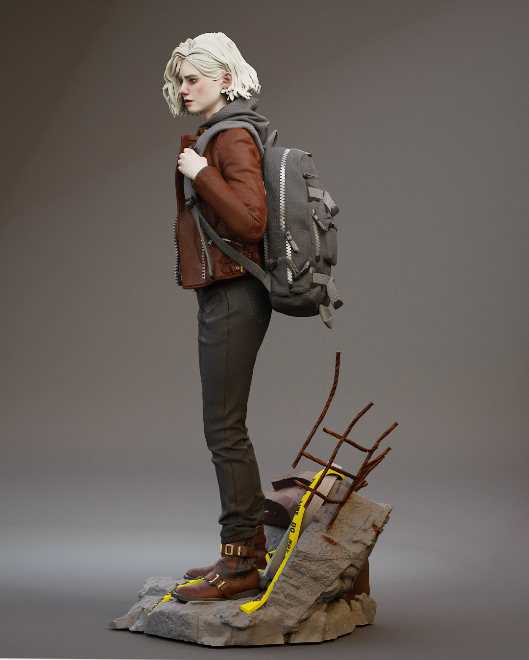 Grace Ashcroft | Resident Evil / Survival Horror | Fan Art | Fully Magnetized Figurine