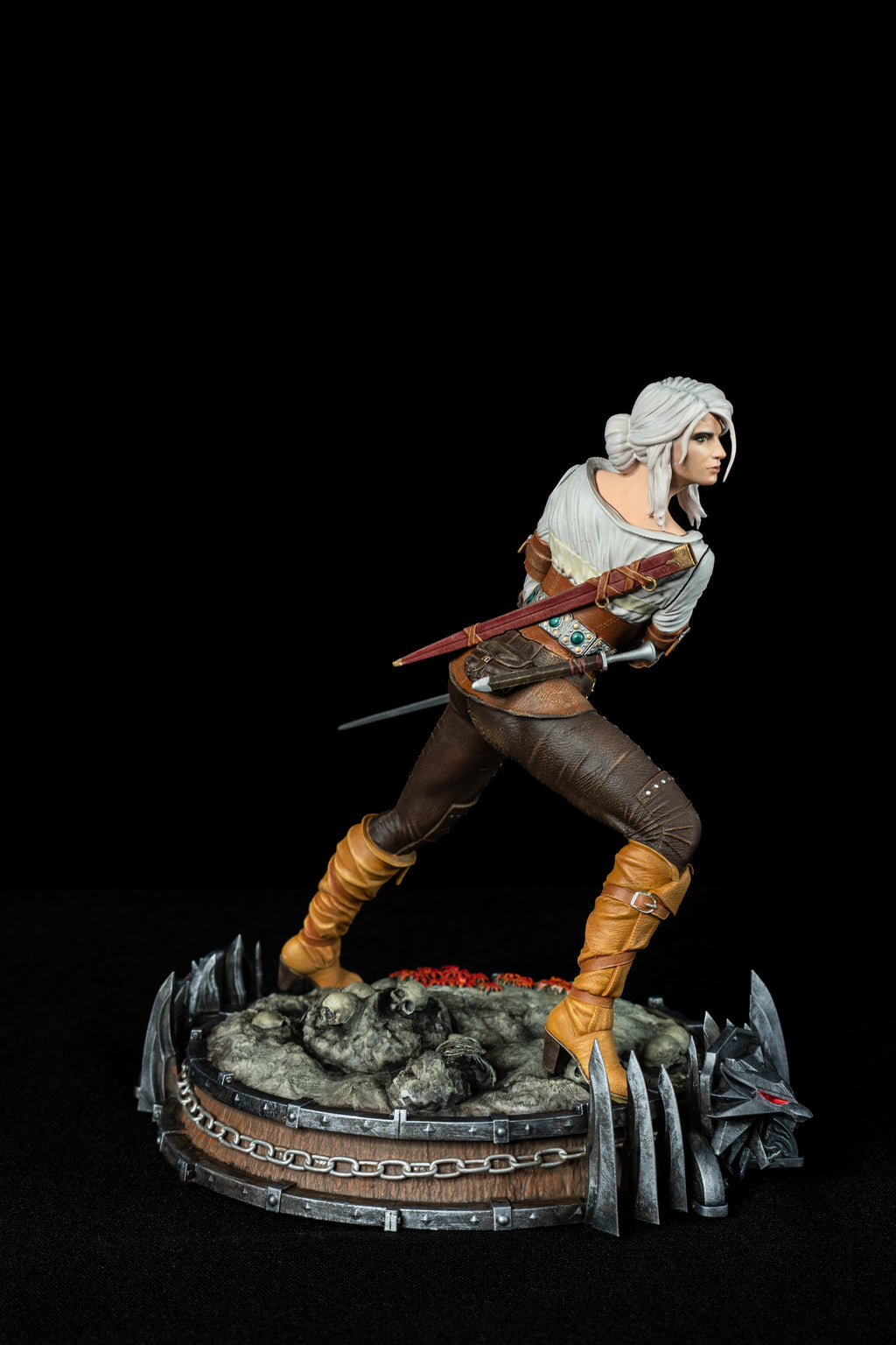 Ciri | The Witcher 3 | Fan Art | Fully Magnetized Collectible Figurine