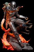 The Mandalorian & Grogu | Star Wars | Fan Art | Fully Magnetized Figurine