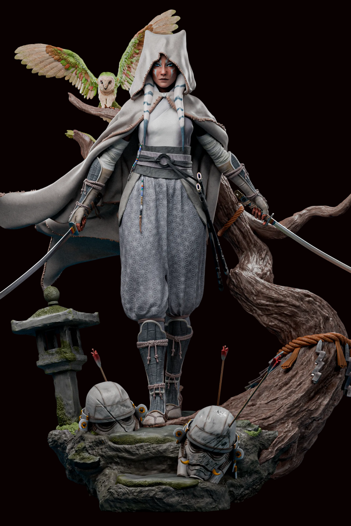Ahsoka Tano | Star Wars | Fan Art | Fully Magnetized Figurine