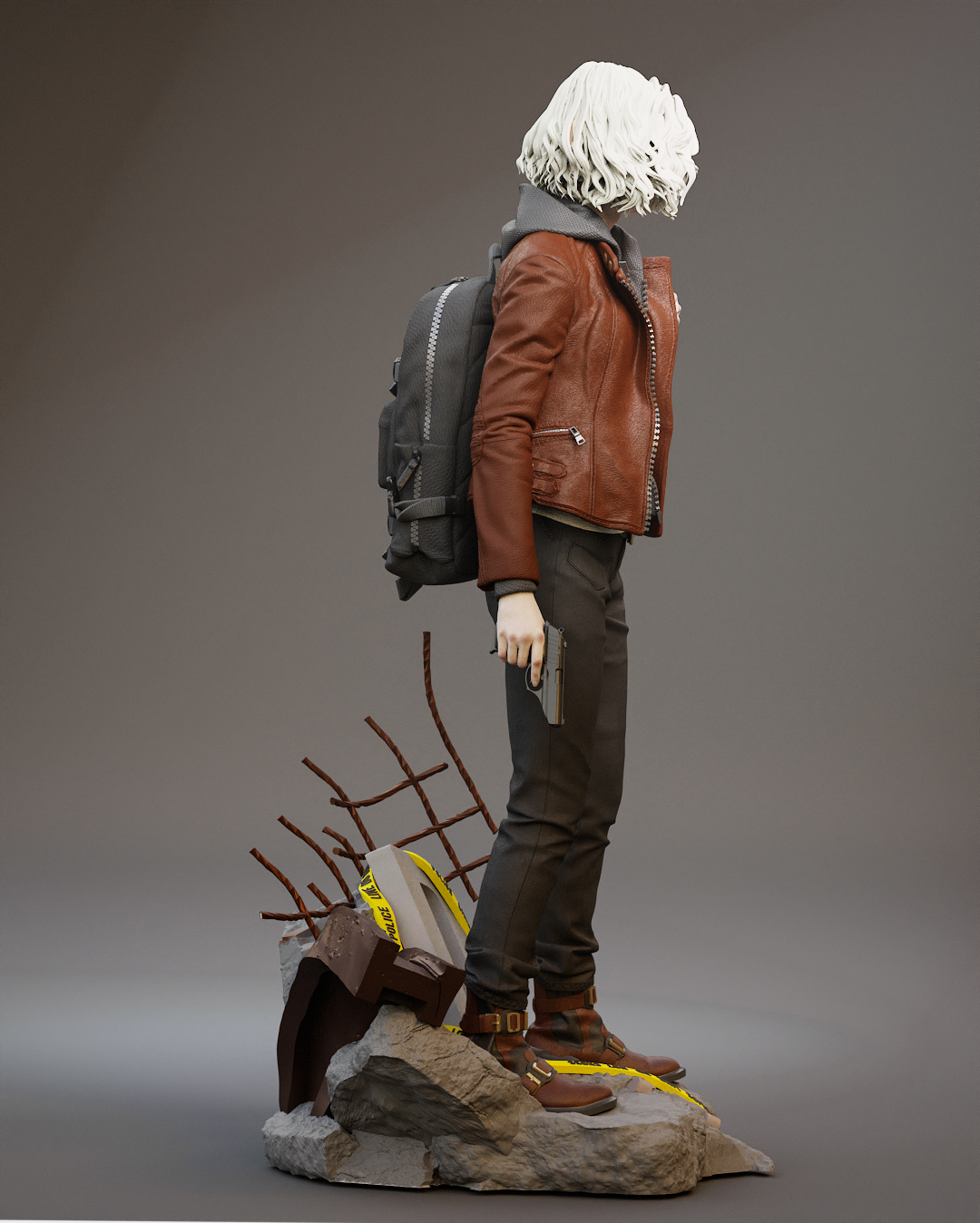 Grace Ashcroft | Resident Evil / Survival Horror | Fan Art | Fully Magnetized Figurine