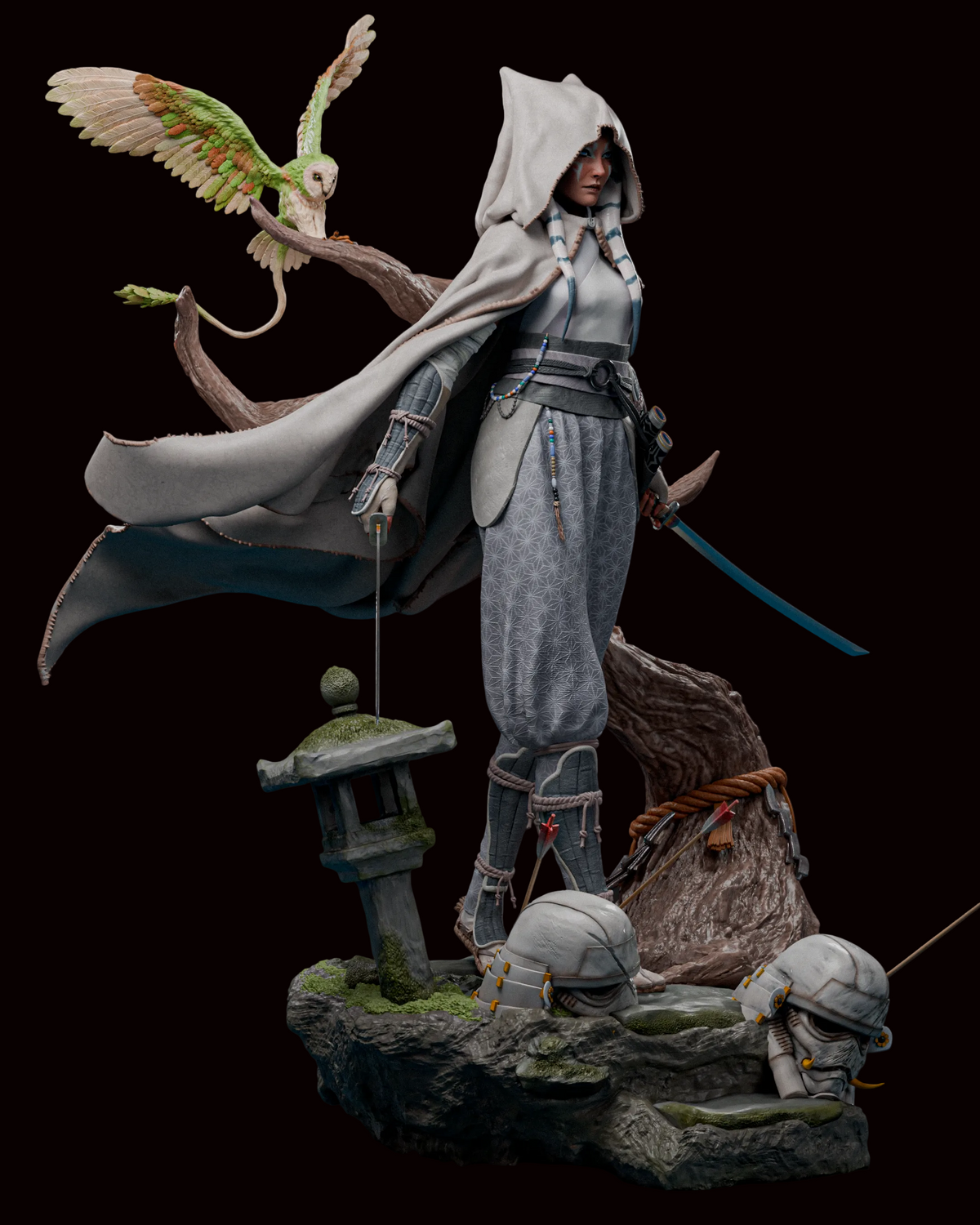 Ahsoka Tano | Star Wars | Fan Art | Fully Magnetized Figurine