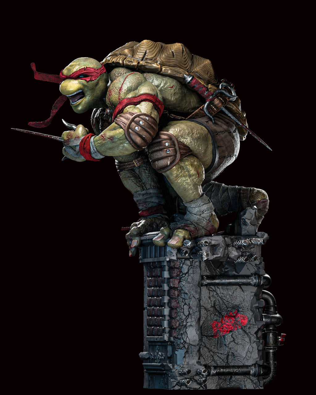 Raphael | Teenage Mutant Ninja Turtles | Fan Art | Fully Magnetized Figurine
