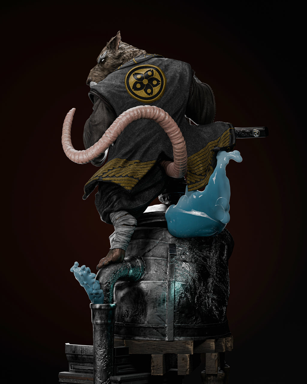 Master Splinter | Teenage Mutant Ninja Turtles | Fan Art | Fully Magnetized Figurine