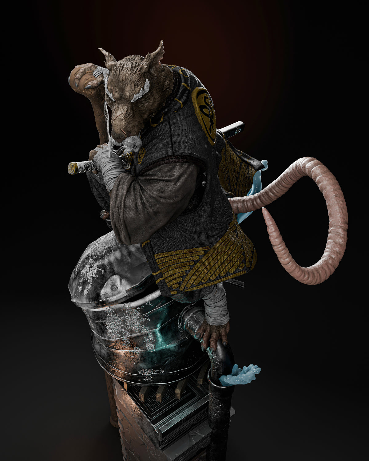 Master Splinter | Teenage Mutant Ninja Turtles | Fan Art | Fully Magnetized Figurine