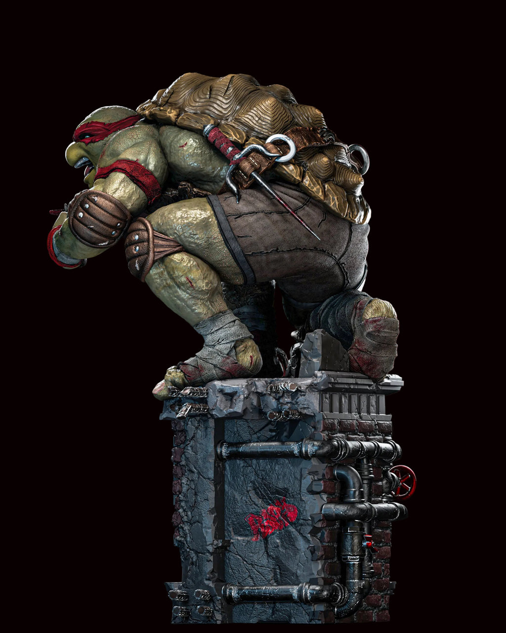 Raphael | Teenage Mutant Ninja Turtles | Fan Art | Fully Magnetized Figurine