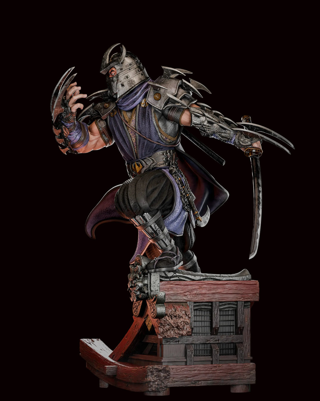 Shredder | Teenage Mutant Ninja Turtles | Fan Art | Fully Magnetized Figurine