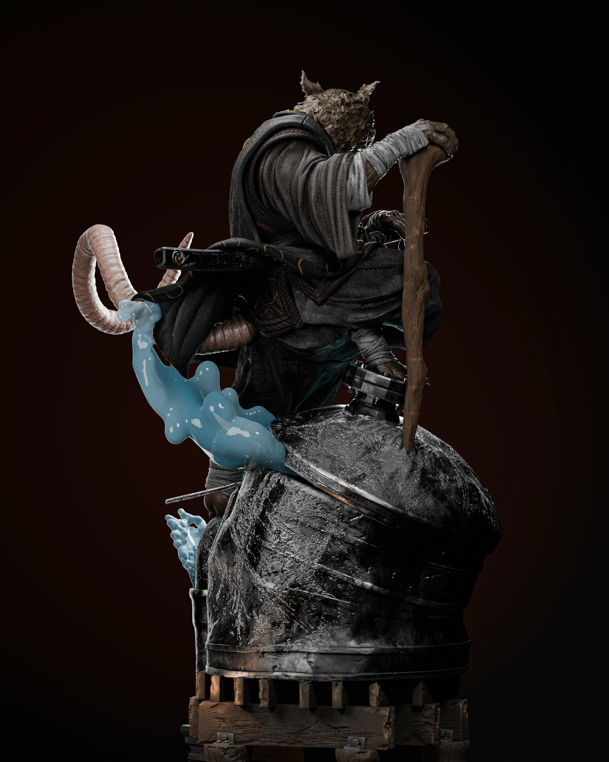 Master Splinter | Teenage Mutant Ninja Turtles | Fan Art | Fully Magnetized Figurine