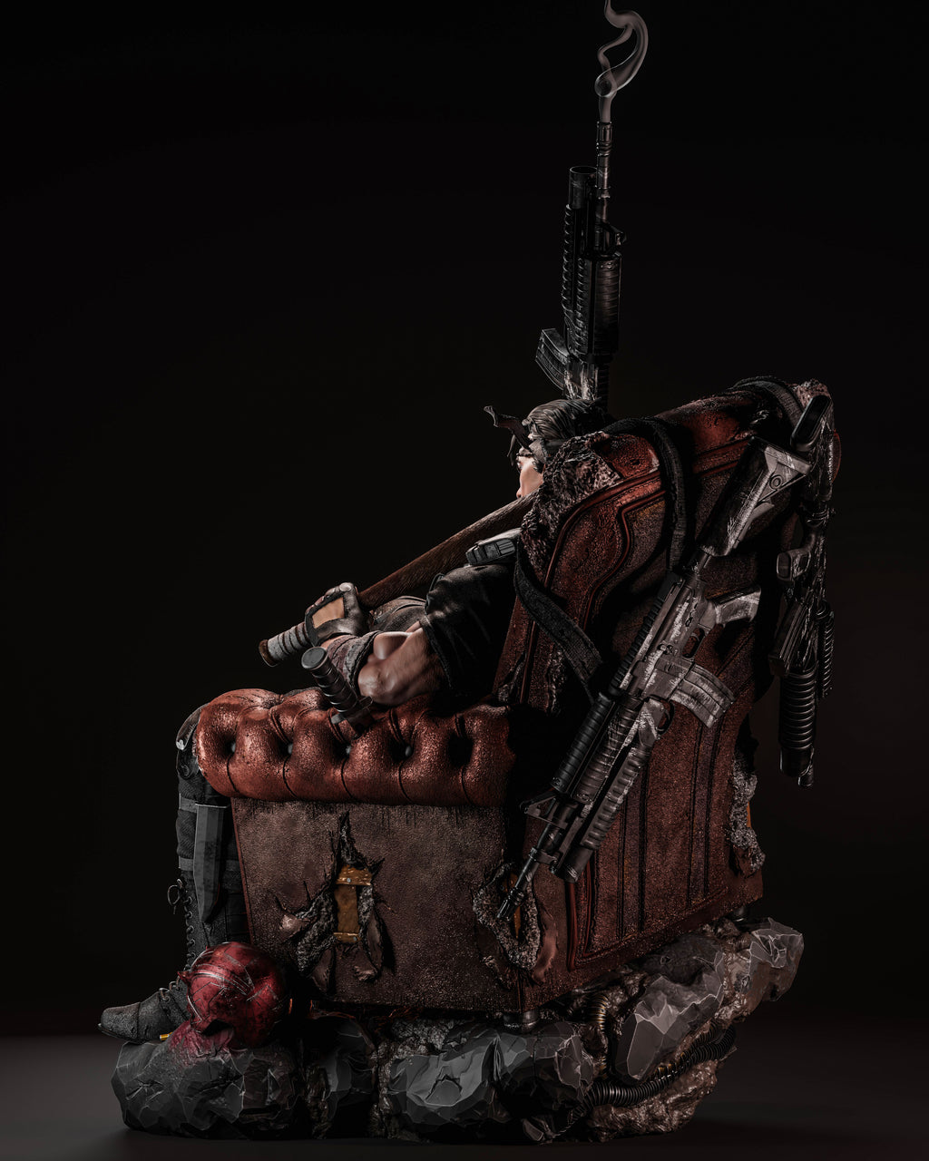 The Punisher | Marvel Comics | Fan Art | Fully Magnetized Figurine
