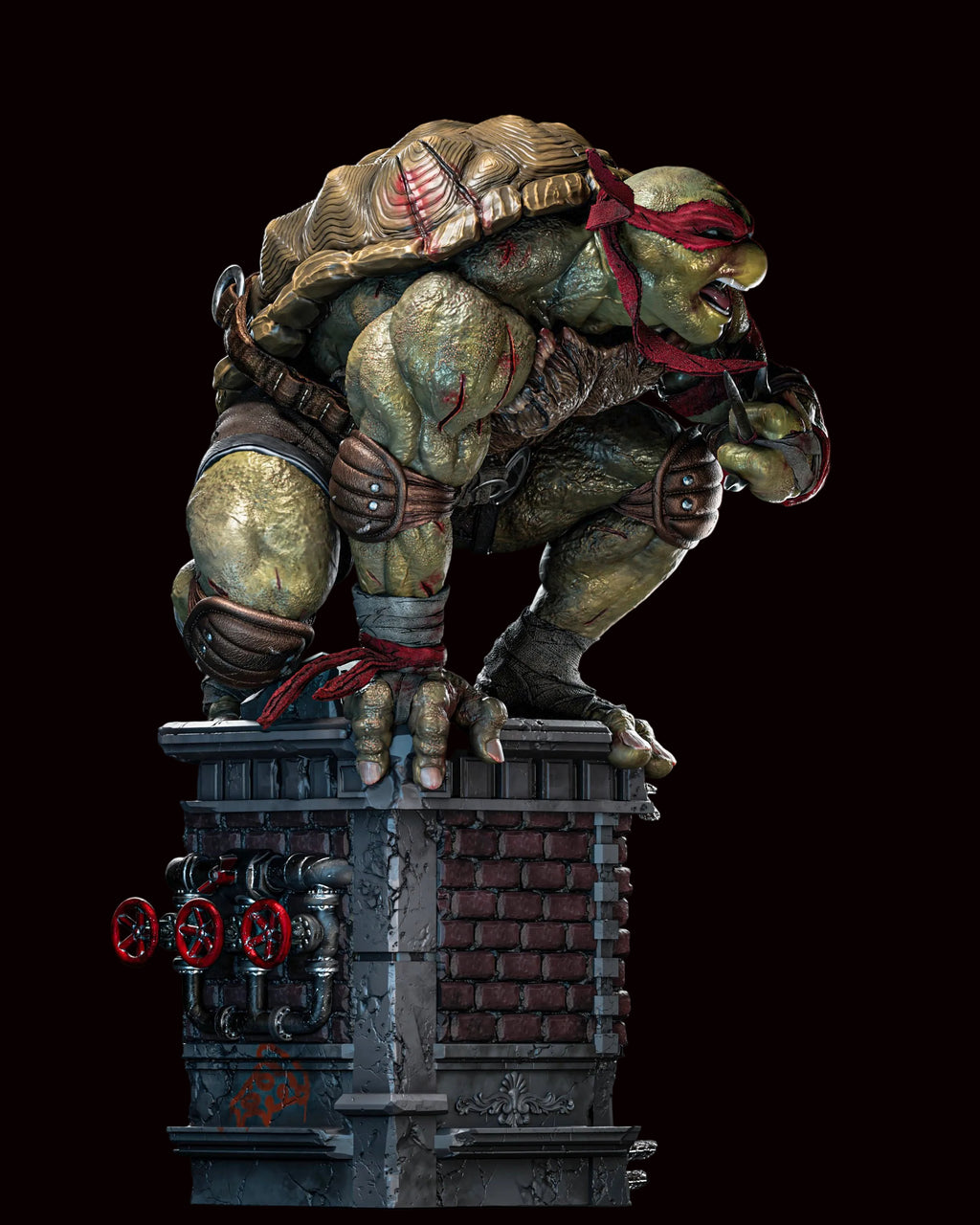 Raphael | Teenage Mutant Ninja Turtles | Fan Art | Fully Magnetized Figurine