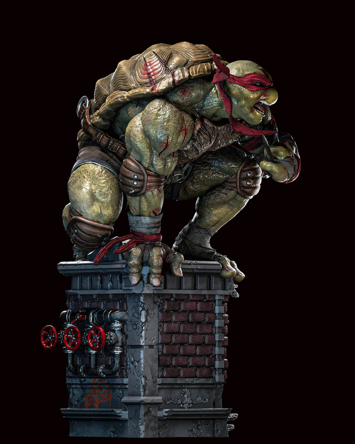 Raphael | Teenage Mutant Ninja Turtles | Fan Art | Fully Magnetized Figurine