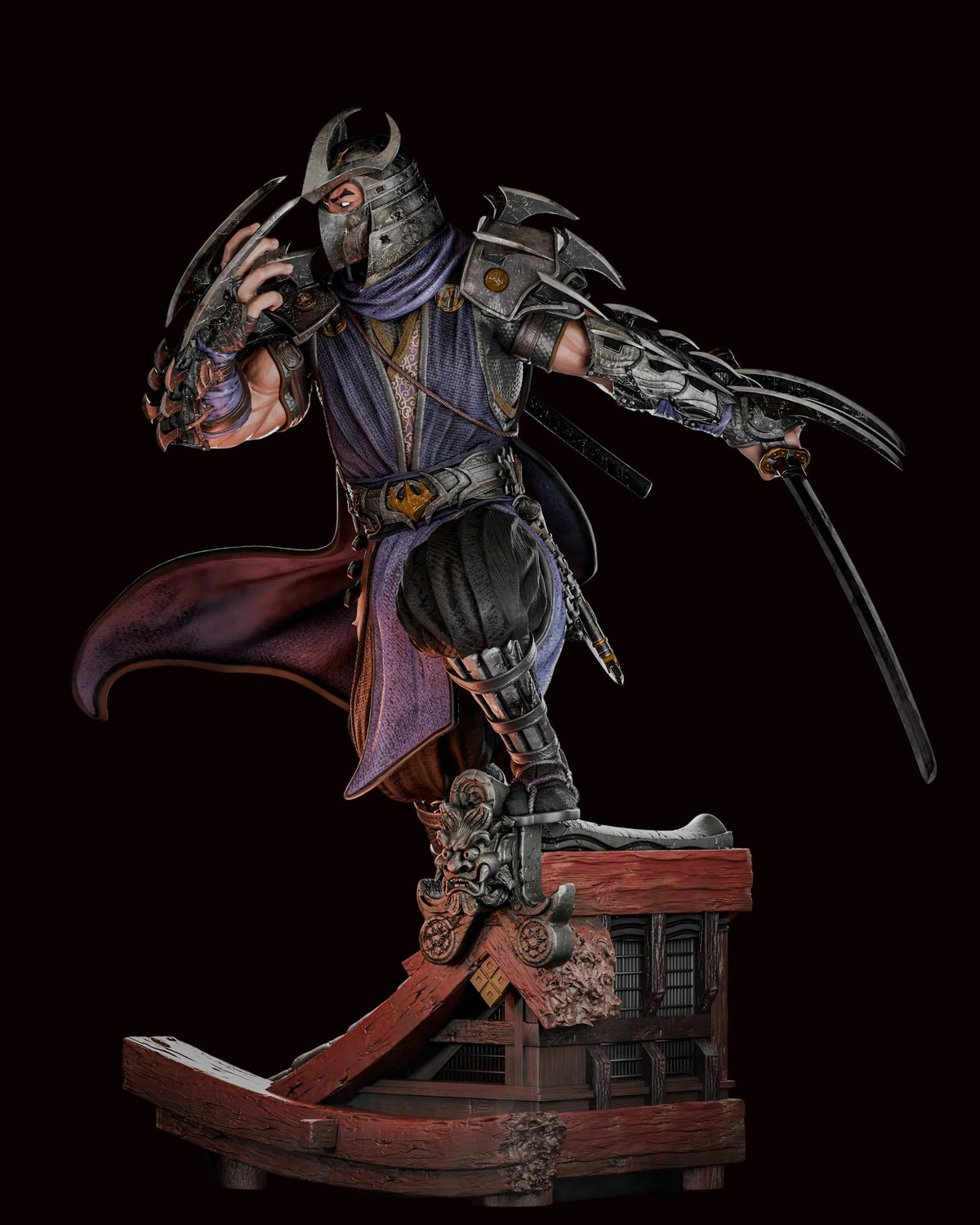 Shredder | Teenage Mutant Ninja Turtles | Fan Art | Fully Magnetized Figurine