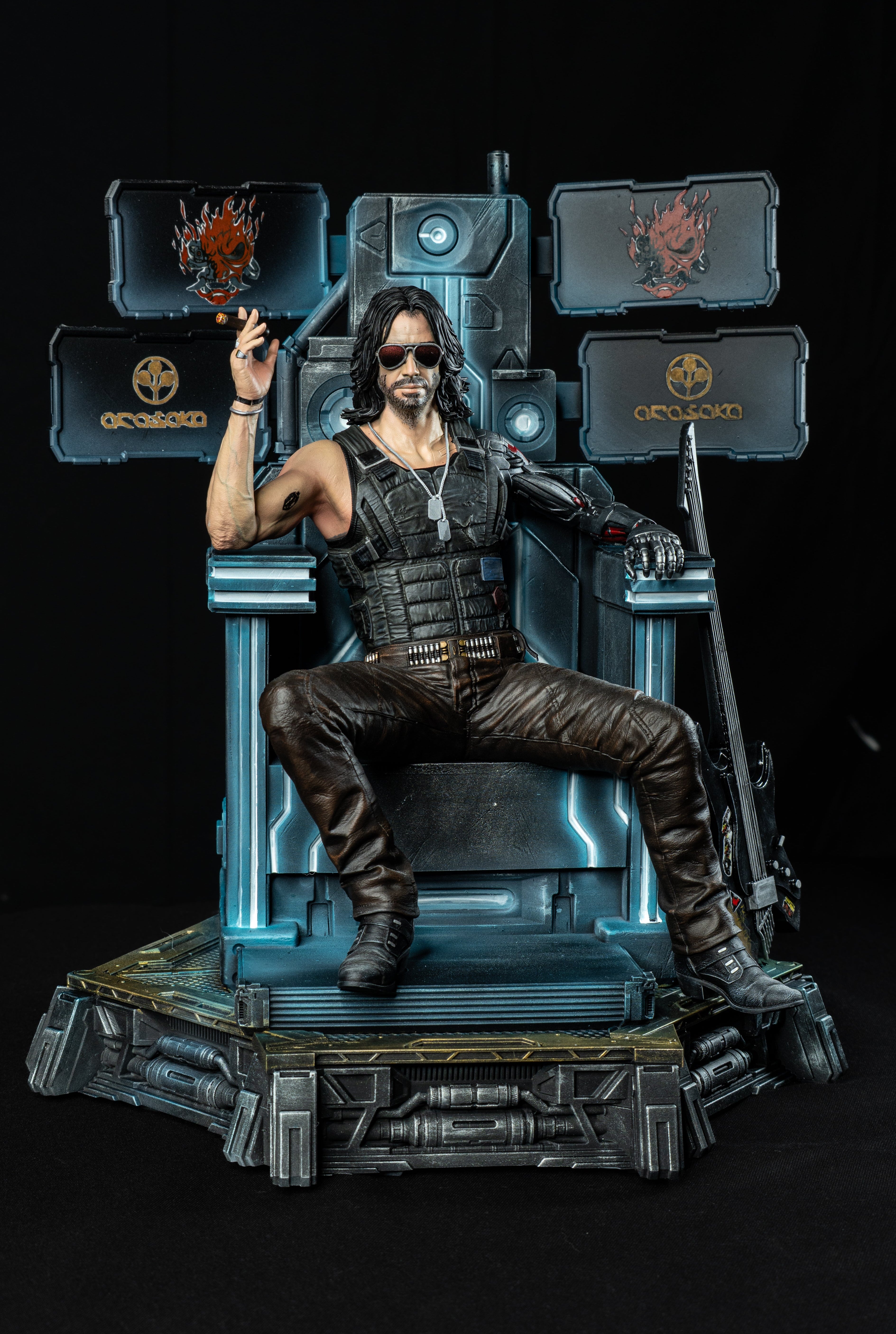 Collectible Fully Magnetized Johnny Silverhand Figurine | Cyberpunk 2077 | Fan Art