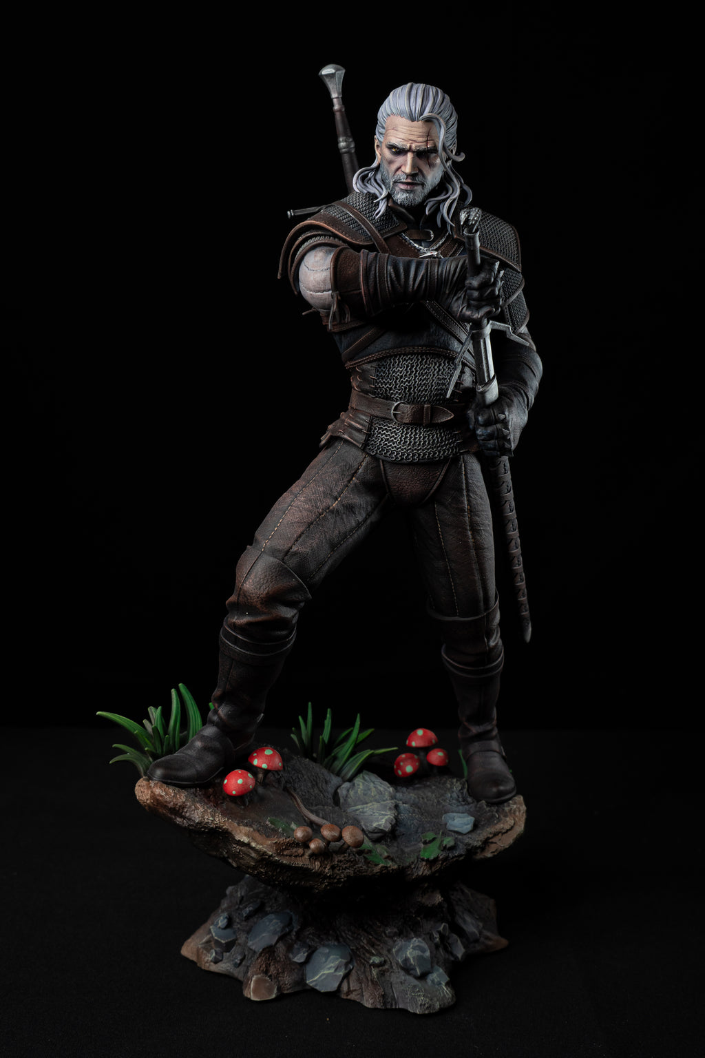 Geralt Hand-Painted Fully Magnetised Premium Figure