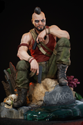 Vaas Montenegro | Michael Mando | Far Cry 3 | Gaming Collectible | Fan Art | Fully Magnetized Figurine