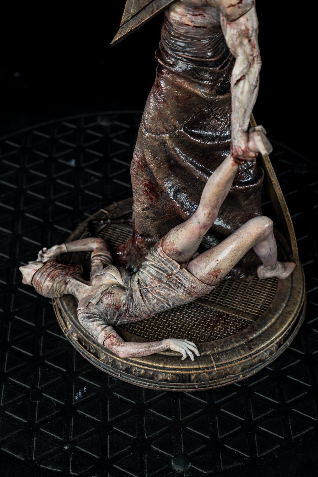 Pyramid Head & Nurse | Silent Hill | Fan Art | Fully Magnetized Collectible Diorama