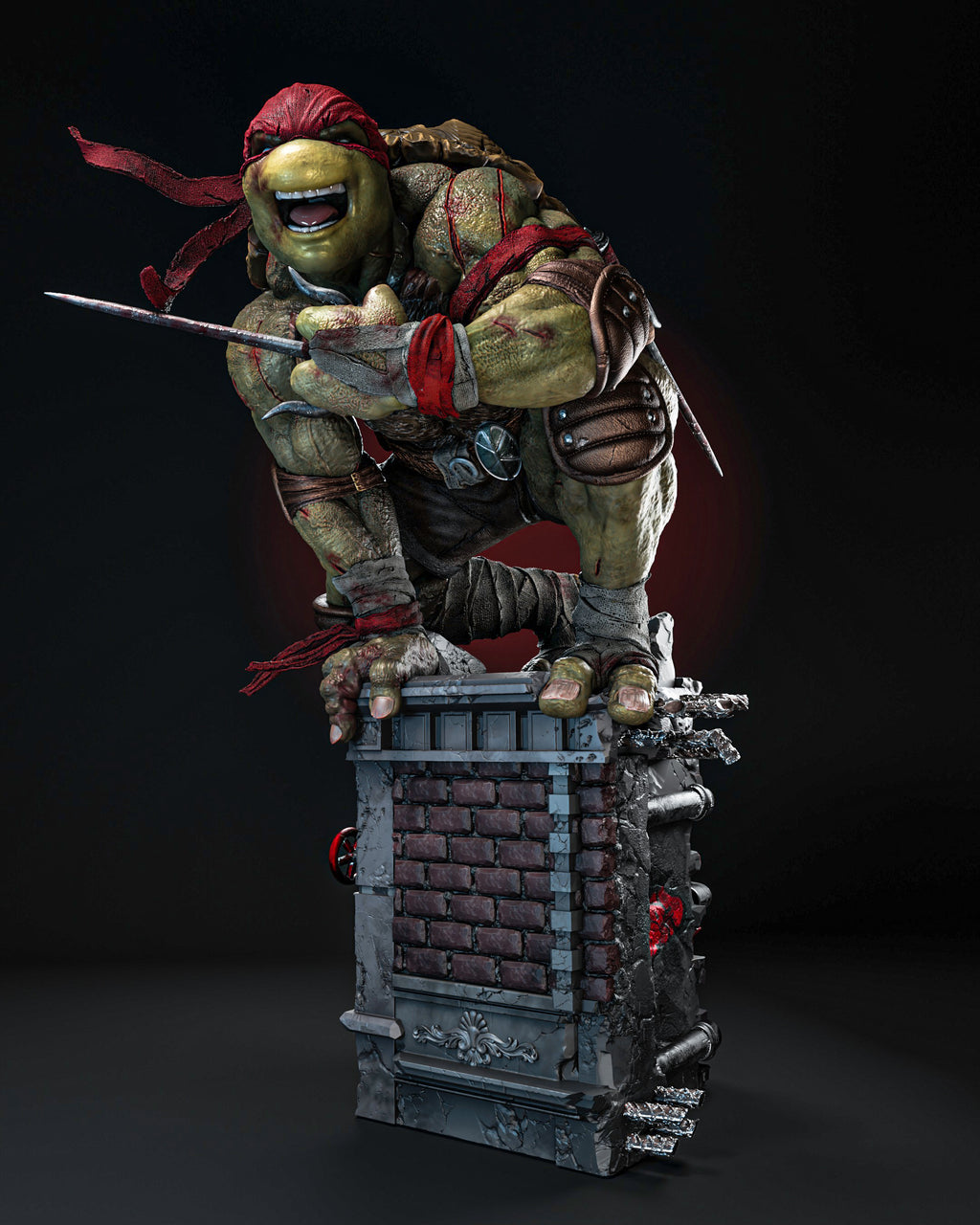 Raphael | Teenage Mutant Ninja Turtles | Fan Art | Fully Magnetized Figurine