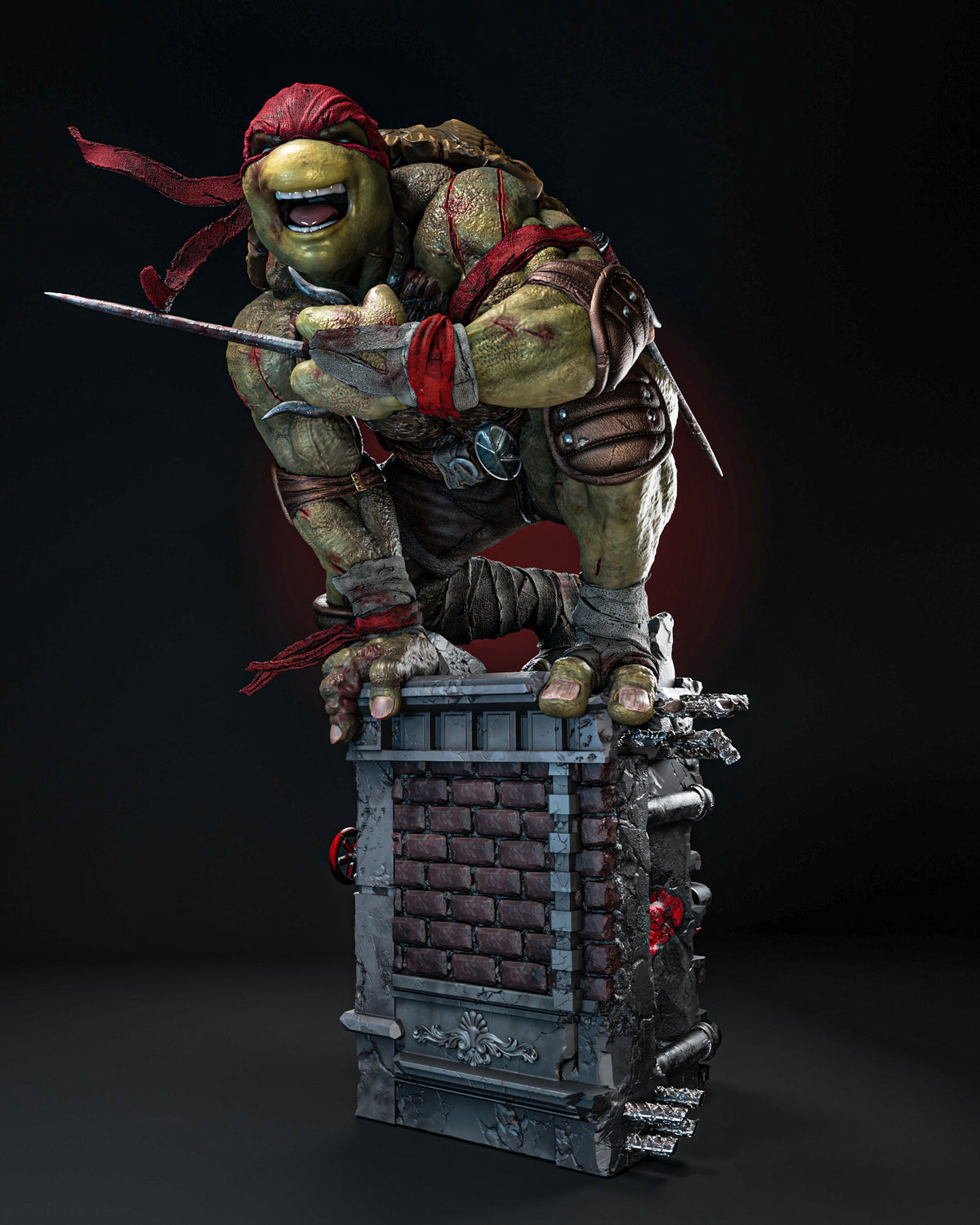 Raphael | Teenage Mutant Ninja Turtles | Fan Art | Fully Magnetized Figurine