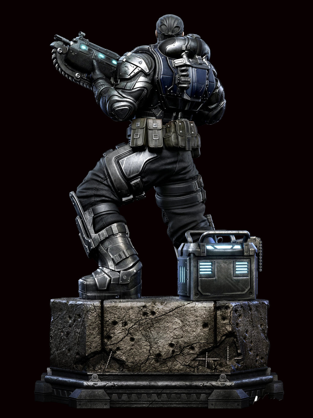 Marcus Fenix | Gears of War | Fan Art | Fully Magnetized Figurine