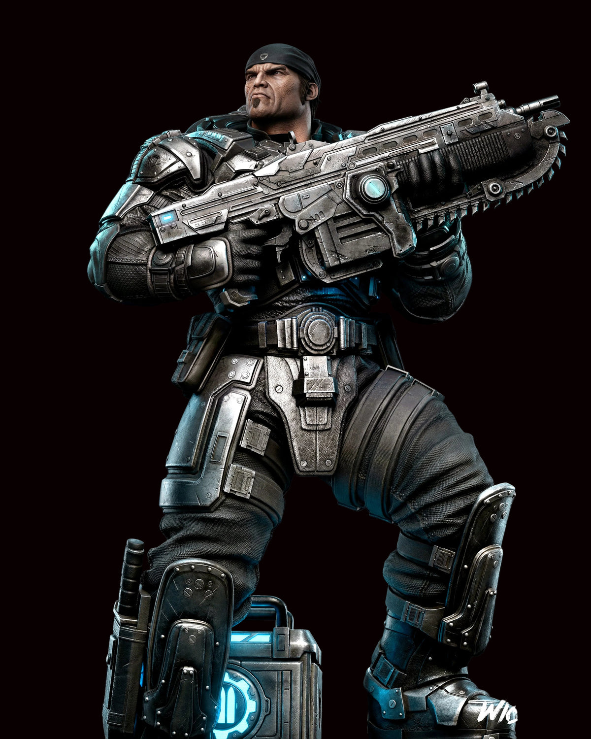 Marcus Fenix | Gears of War | Fan Art | Fully Magnetized Figurine