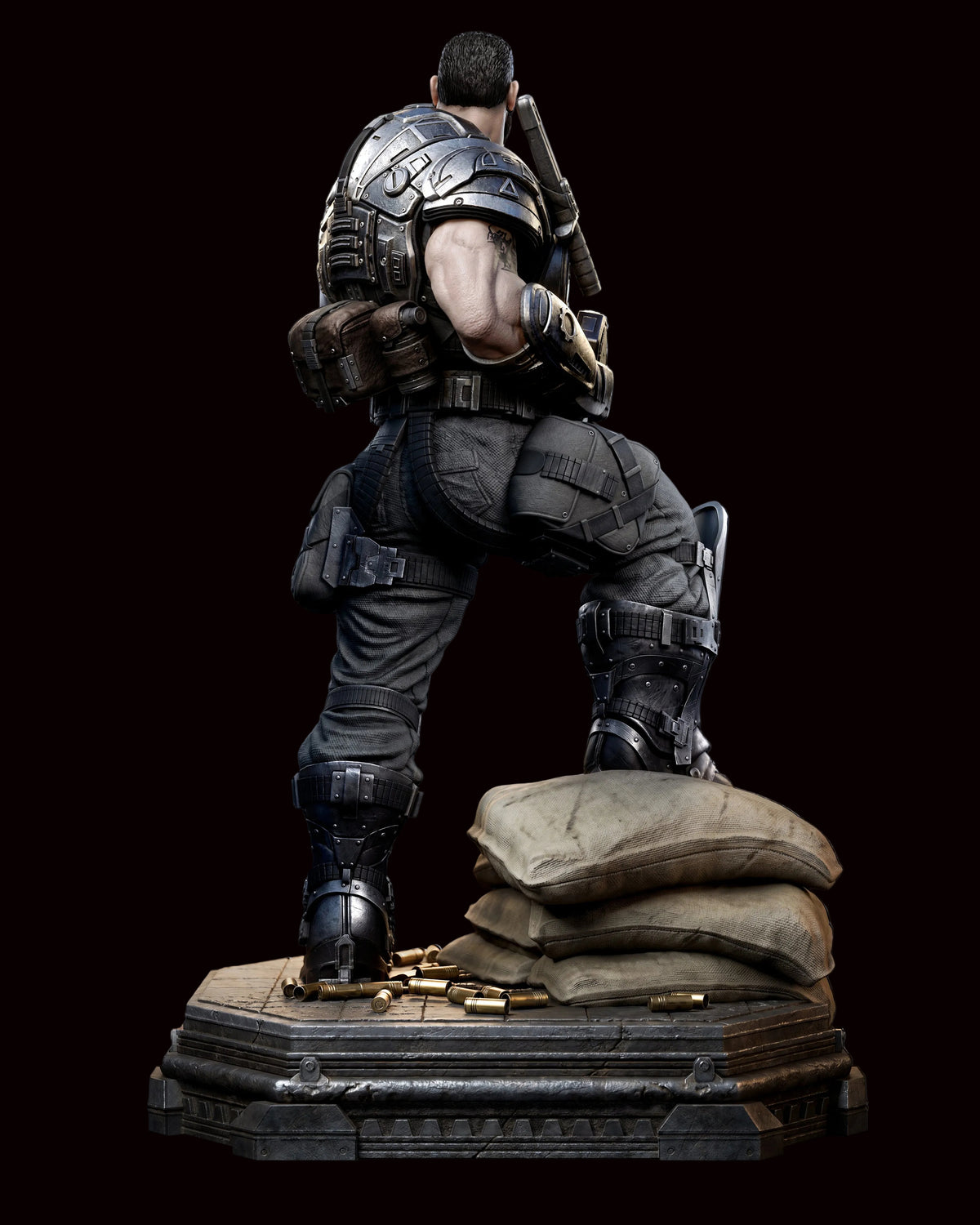 Dominic Santiago | Gears of War | Fan Art | Fully Magnetized Figurine