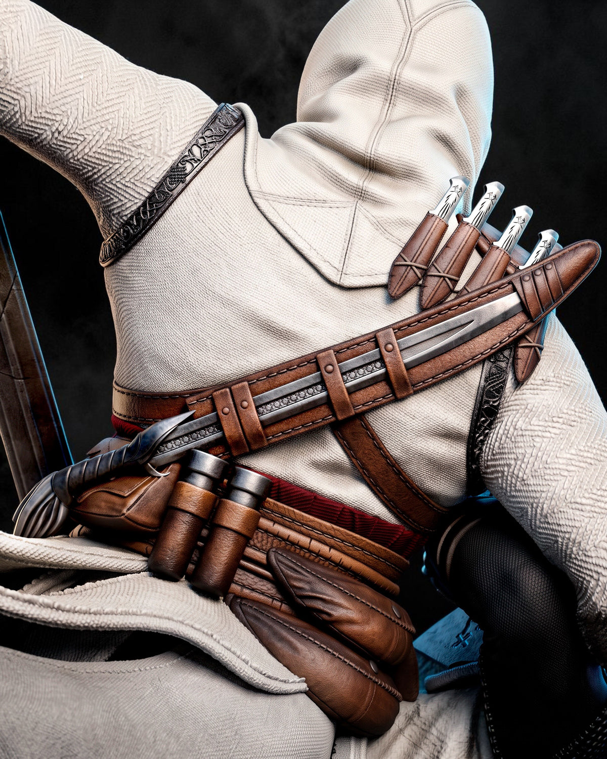 Altair Battle Diorama | Assassin’s Creed | Fan Art | Fully Magnetized Collectible Figurine