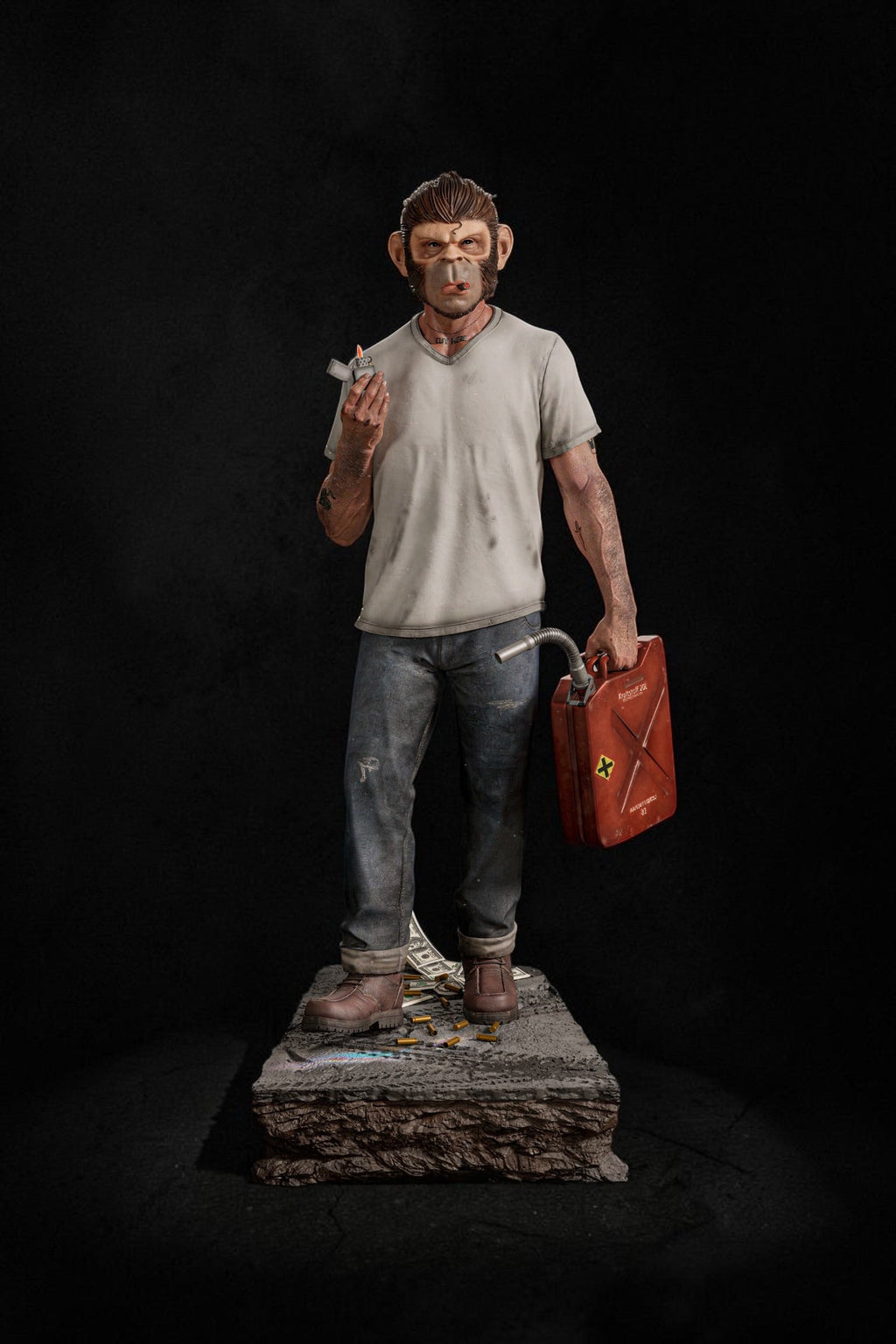 Trevor Philips | Grand Theft Auto V | Fan Art – Fully Magnetized Hand-Painted Figure