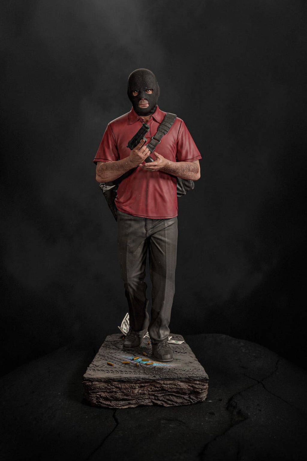 Michael De Santa | GTA V | Fan Art – Fully Magnetized Hand-Painted Figure