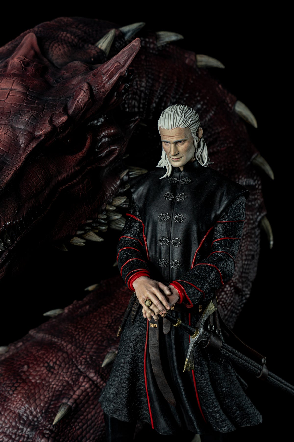 Daemon Targaryen & Caraxes | House of the Dragon Fan Art | Fully Magnetized Collectible Figurine