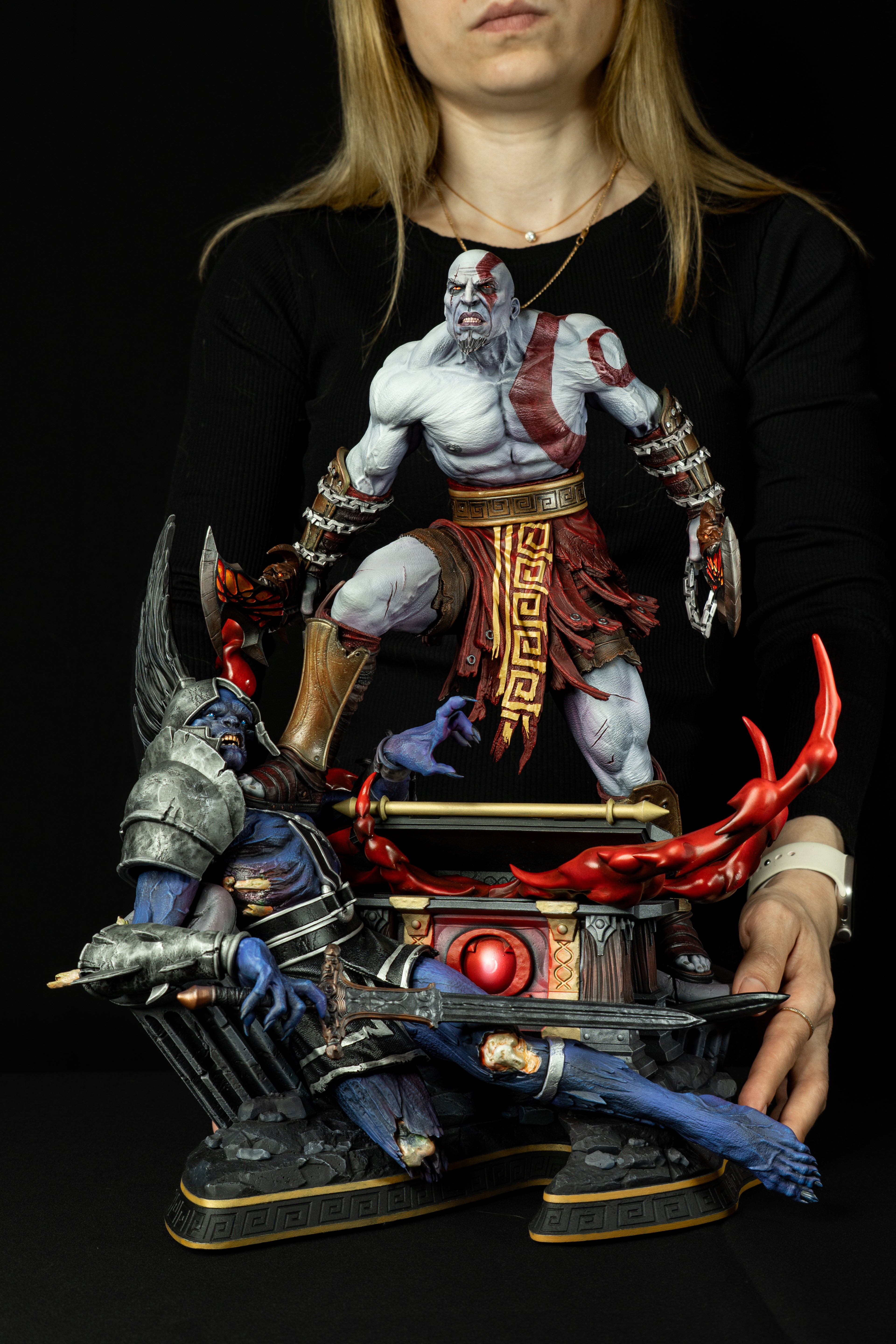 Kratos | God of War | Fan Art – Fully Magnetized Hand-Painted Figure