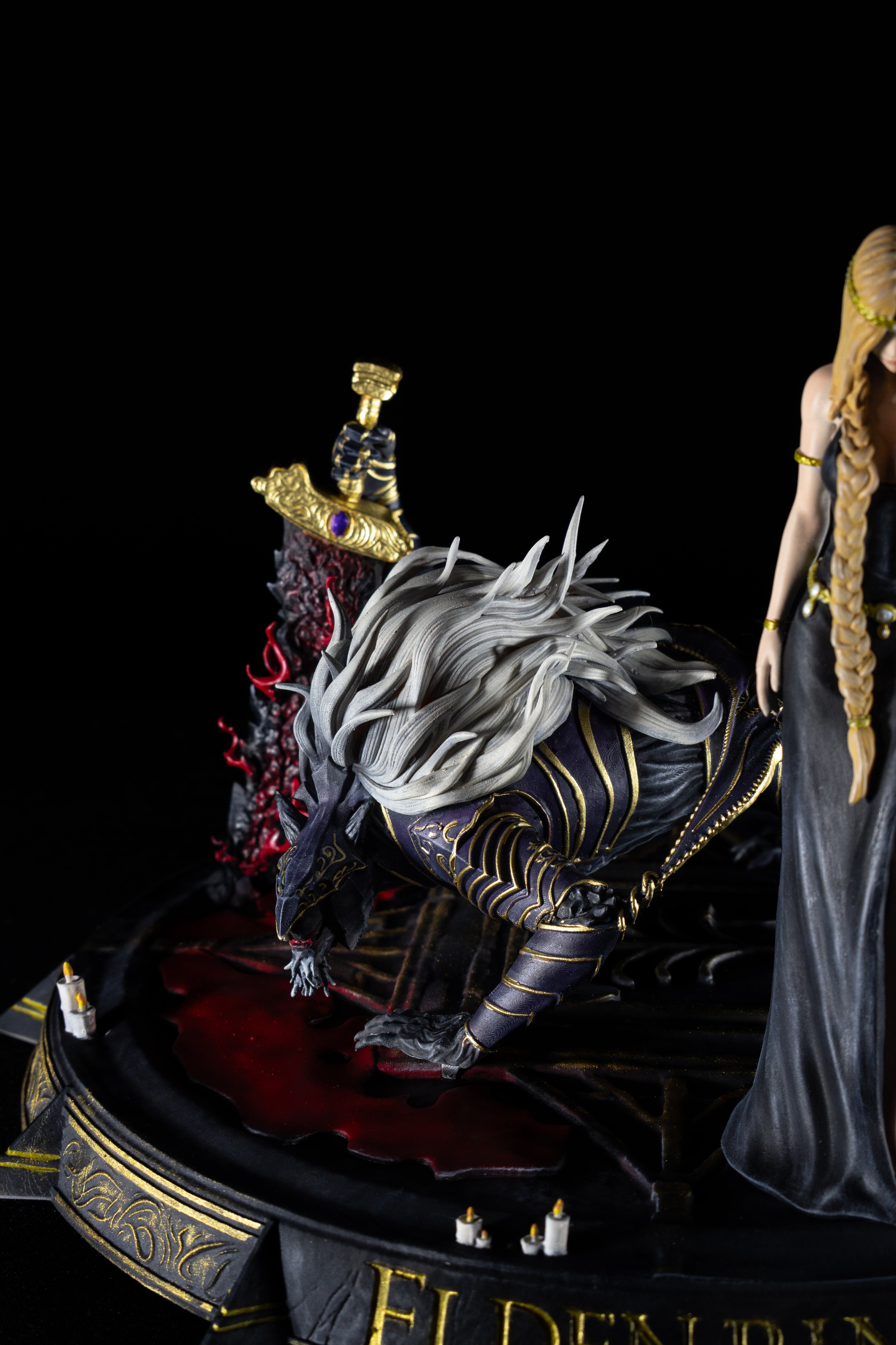 Maliketh & Queen Marika | Elden Ring | Fan Art – Premium Hand-Painted Diorama Figurine