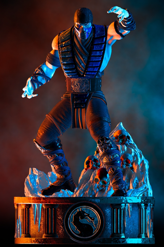 Sub-Zero | Mortal Kombat | Fan Art | Fully Magnetized Figurine