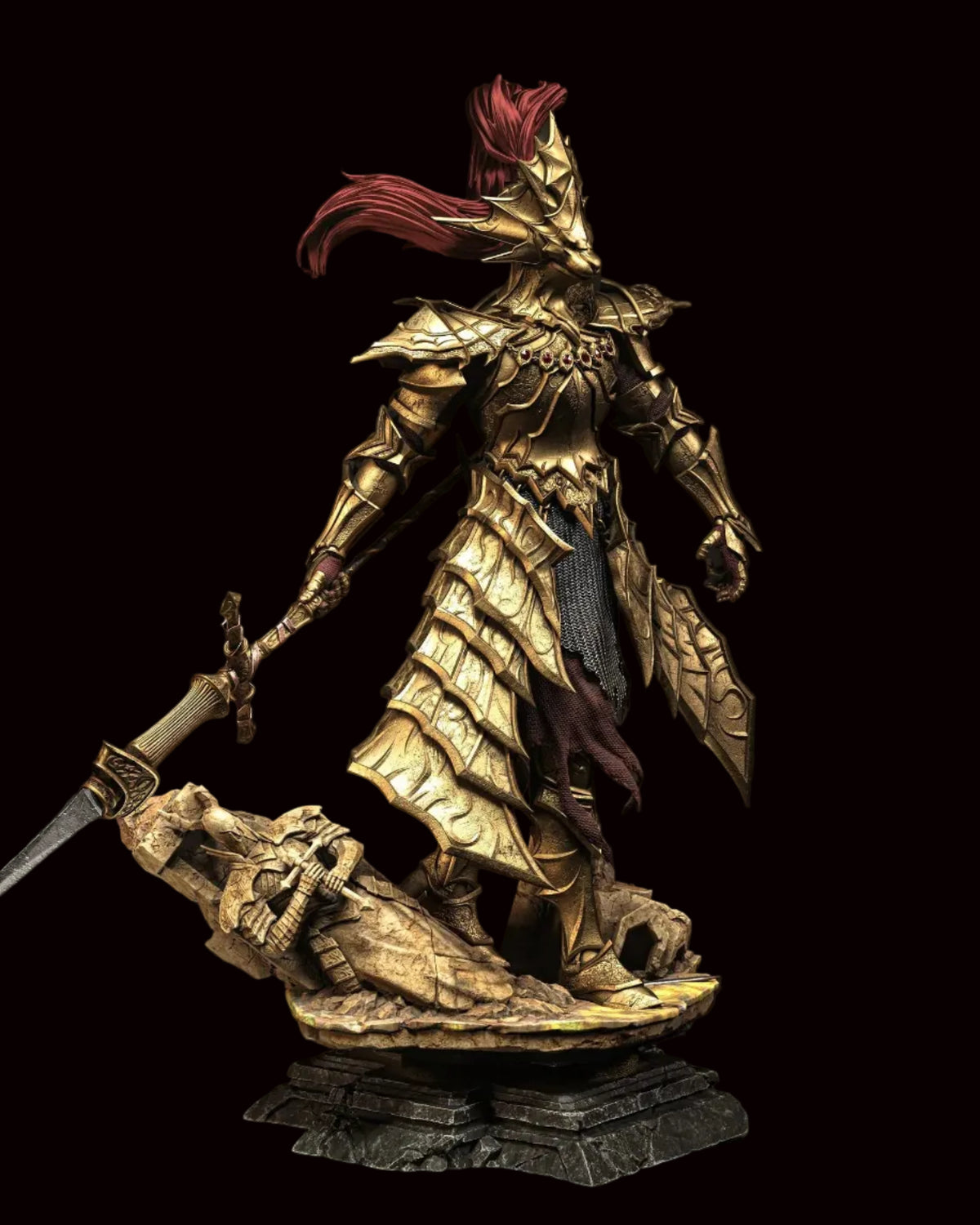 Dragon Slayer Ornstein | Dark Souls | Fan Art | Fully Magnetized Collectible Figurine