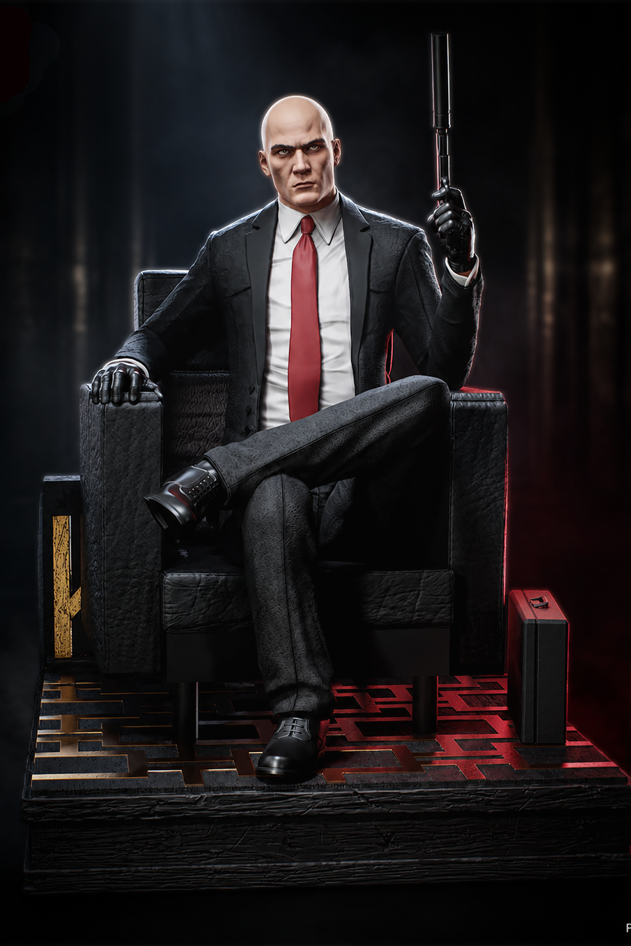 Agent 47 | Hitman | Fan Art | Fully Magnetized Figurine