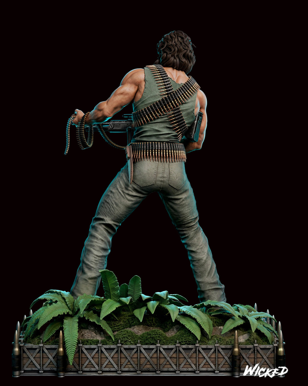 John Rambo | Rambo: First Blood Part II | Fan Art | Fully Magnetized Figurine