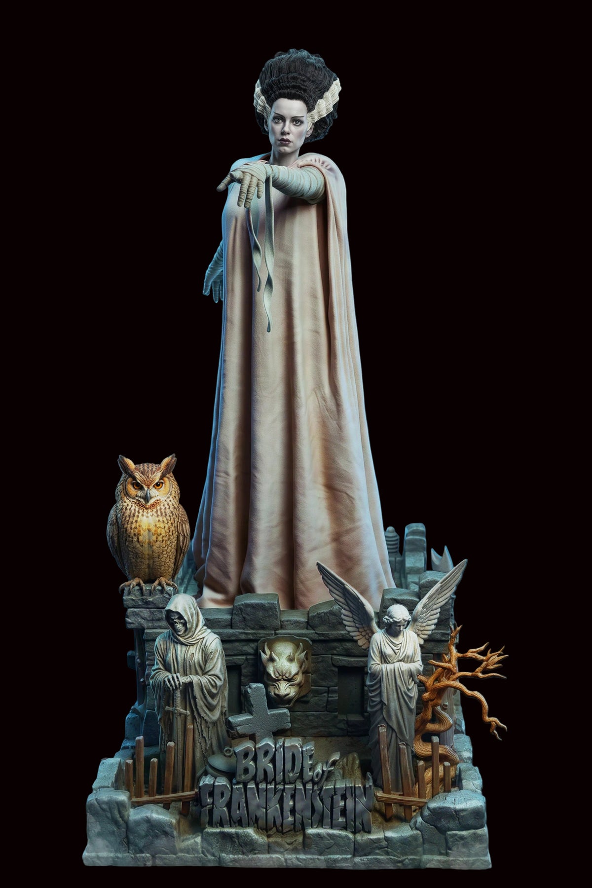 Bride of Frankenstein | Universal Monsters | Fan Art | Fully Magnetized Figurine