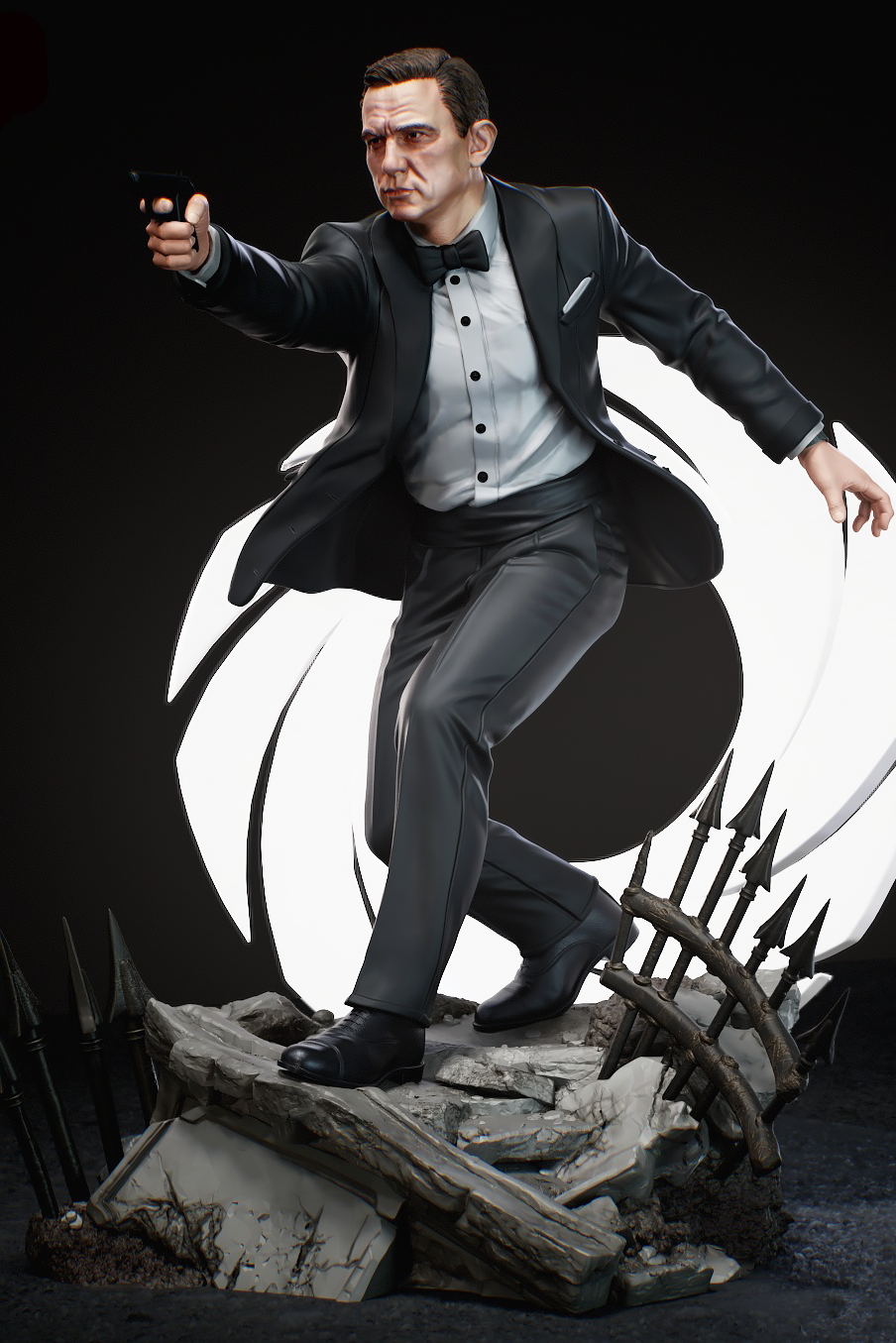 James Bond | 007 | Fan Art | Fully Magnetized Figurine
