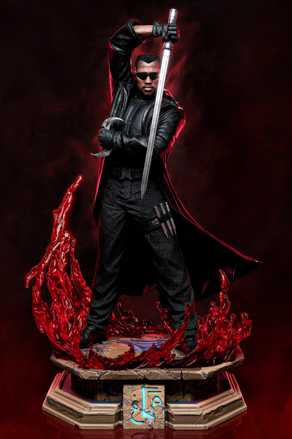 Blade | Marvel Comics / Movies | Fan Art | Fully Magnetized Figurine