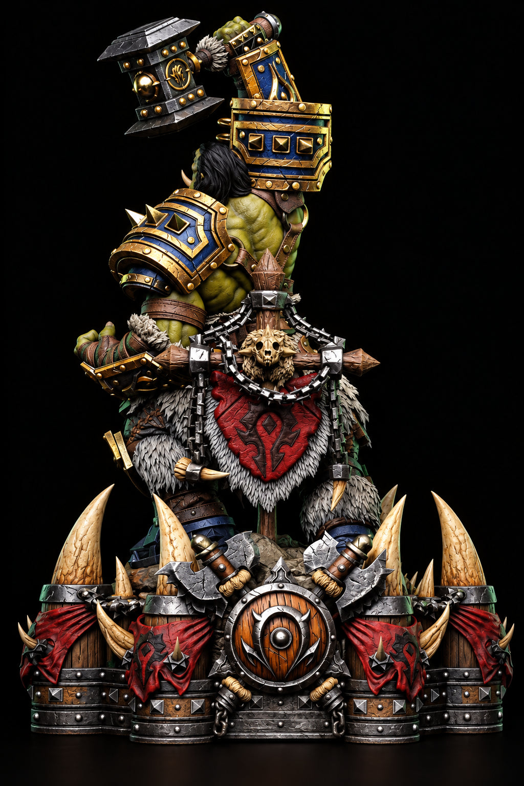 Thrall | Warcraft | World of Warcraft | Fan Art | Fully Magnetized Collectible Figurine