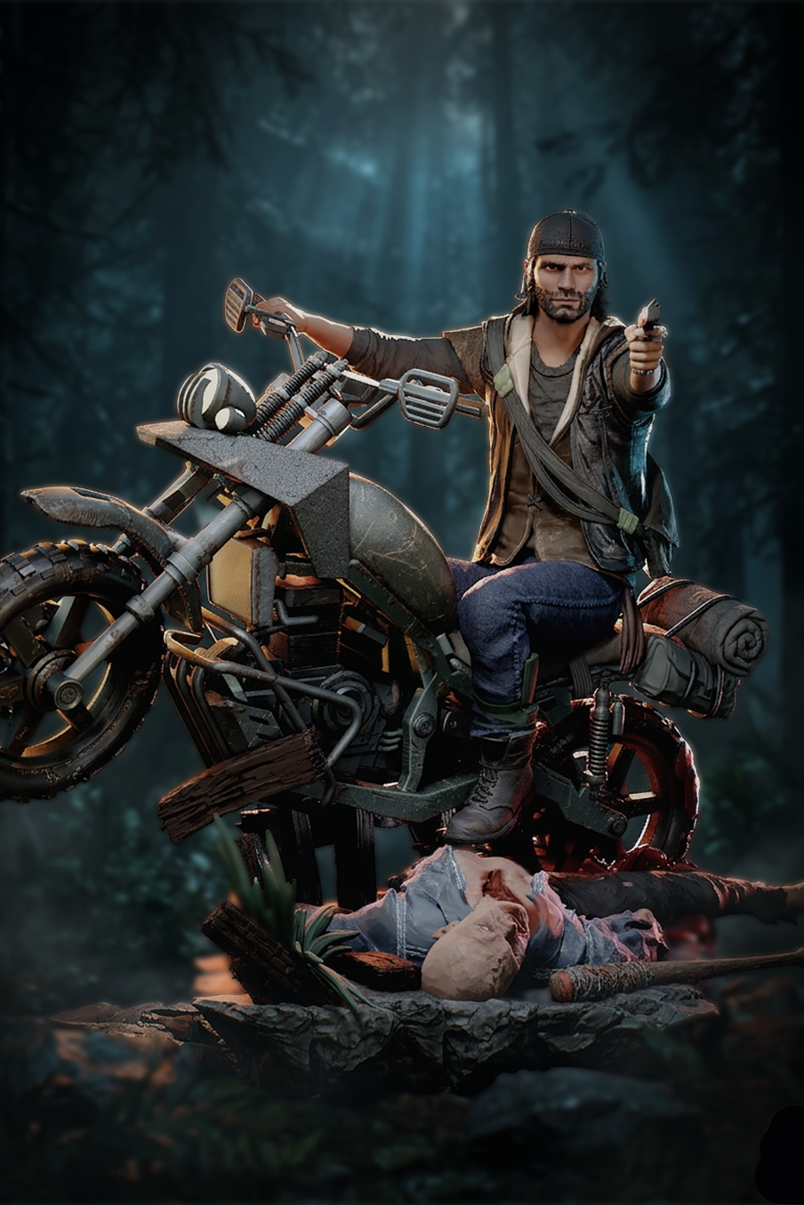 Deacon St. John | Days Gone | Fan Art | Fully Magnetized Figurine