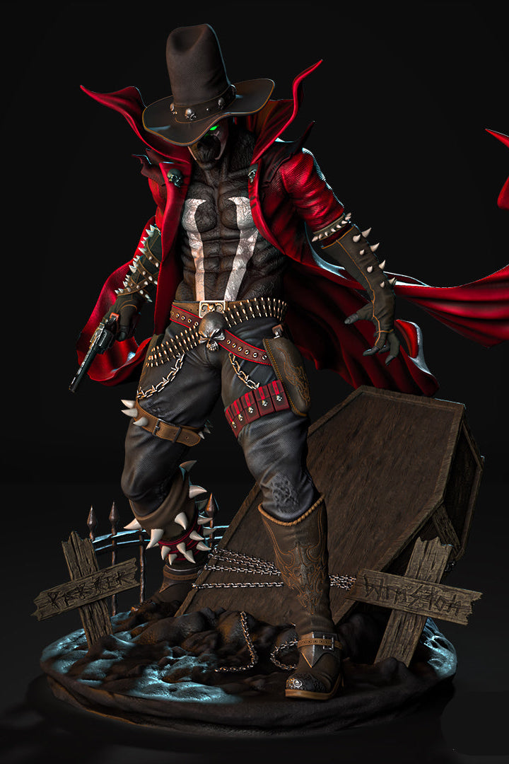 Gunslinger Spawn | Spawn / Image Comics | Fan Art | Fully Magnetized Figurine